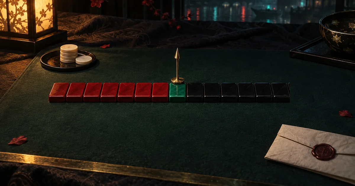 Illustration for “Double odds, priced: red, black and the ×14 green”